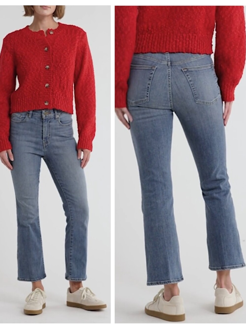 FRAME Le Crop Mini Boot Jeans in Disarm Women's 24 Bohemian Boho Retro Caligirl